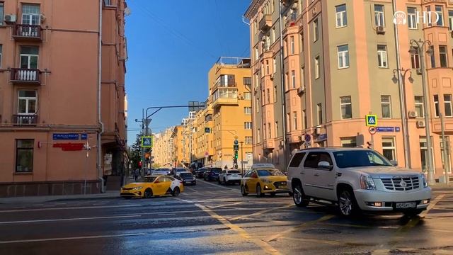 1-я Тверская Ямская улица / Маяковская площадь / Звук города 360 / Москва смотреть онлайн