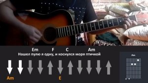 МЫ - ОСТРОВ  | РАЗБОР НА ГИТАРЕ | АККОРДЫ И БОЙ