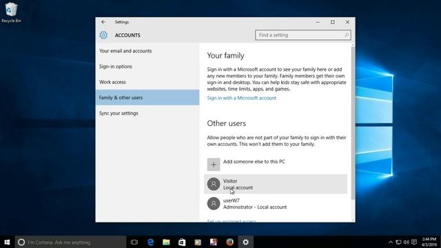 Create a Limited Visitor Account in Windows 10 смотреть онлайн