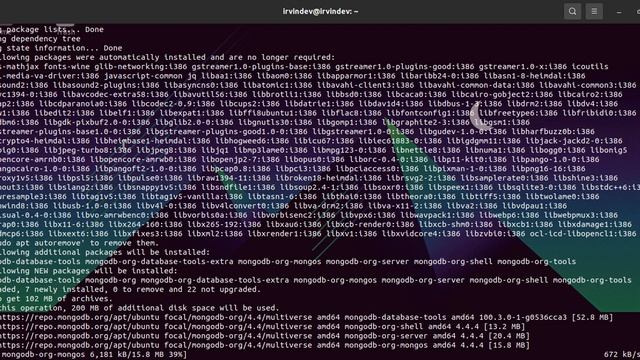 Instalando mongodb en ubuntu 20.10 смотреть онлайн