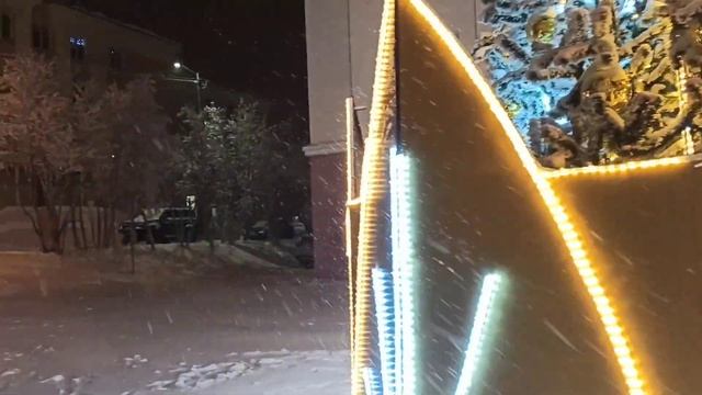 г. Кировск, Мурманская область. Заполярье. Новогодняя красота. смотреть онлайн