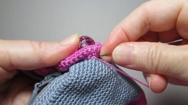 Как пришить ручку к вязаной крючком сумке смотреть онлайн