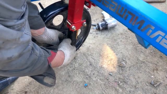 Сборка окучника для трактора смотреть онлайн