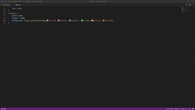 CSS Animated Gradient Background Tutorial смотреть онлайн