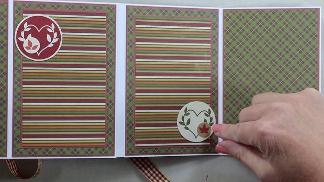 Vintage Mini Album Scrapbook Tutorial Polly's Paper Studio Authentique Paper Process Thanksgiving смотреть онлайн