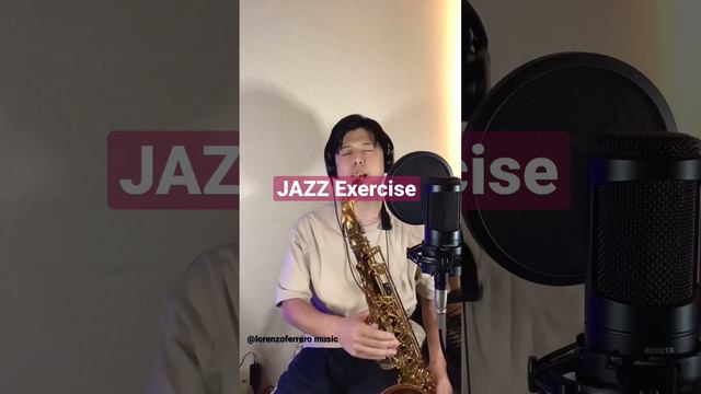 JAZZ Exercise / SAX / ジャズフレーズ練習 смотреть онлайн