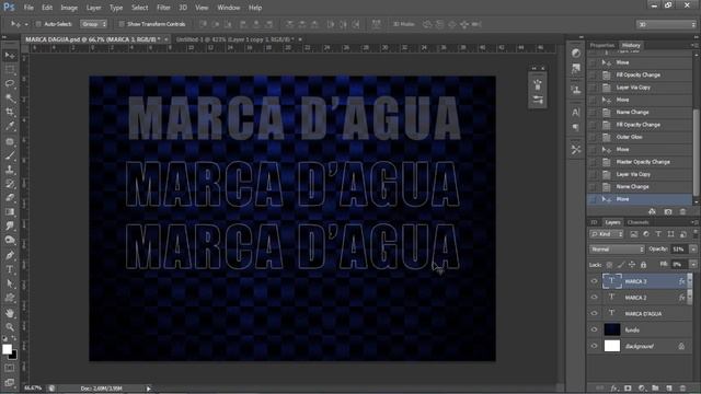 MARCA D'ÁGUA NO PHOTOSHOP смотреть онлайн