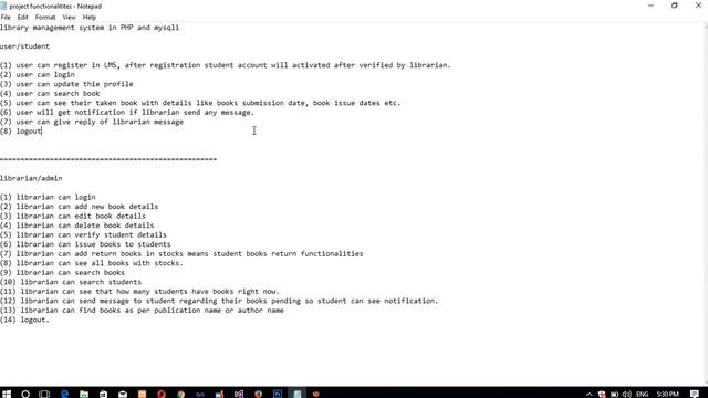 introduction of library management system in PHP and mysqli смотреть онлайн