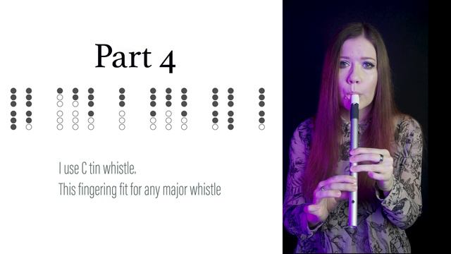 How to play Kaer Morhen from Witcher 3: Wild Hunt on tin whistle C (tin whistle tab added) смотреть онлайн
