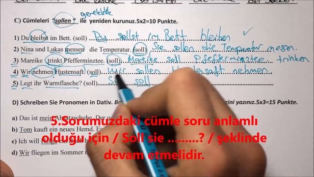 11.Sınıf Almanca 2.Dönem 1.Yazılı