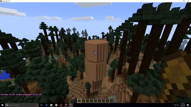 How to Use the World Edit Brushes - Minecraft Java смотреть онлайн