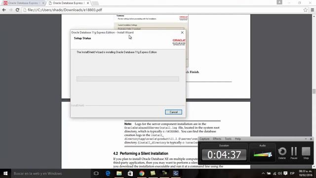 How to install Oracle DB 11g Express and SQL Developer смотреть онлайн