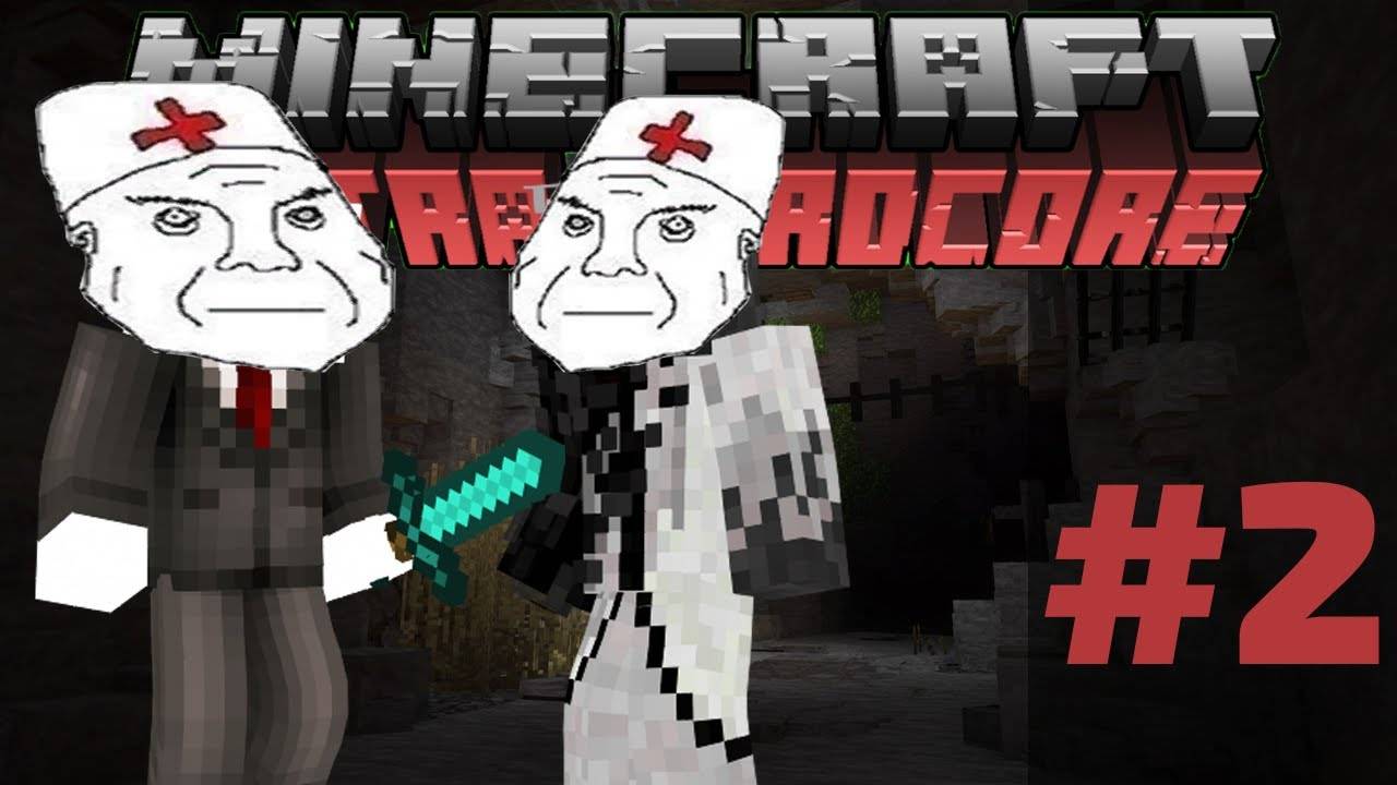 ДВА ШИЗИКА | Майнкрафт УльтраХардкор #2 смотреть онлайн