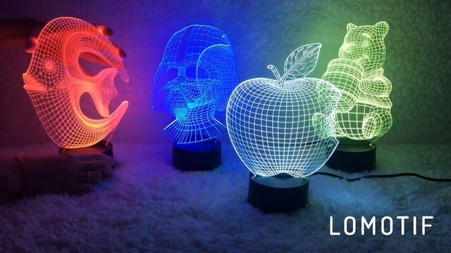 3D Светильник смотреть онлайн