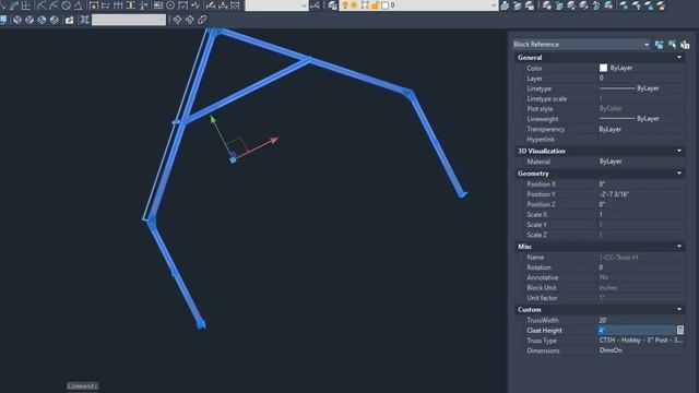 3d Dynamic block in Autodesk Advance Steel based on AutoCAD platform смотреть онлайн