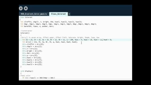 HSB_Hue Coloring_Gradient Color by Java script of Processing смотреть онлайн