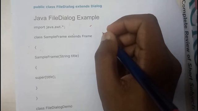 18 java AWT filedialog class смотреть онлайн