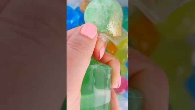 Антистресс с большими шариками орбиз! Как сделать шарики из скотча с орбизами. смотреть онлайн