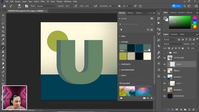 Transforming Type Into an Illustration | Photoshop Typography Challenge | Adobe Creative Cloud смотреть онлайн