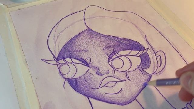 DESAFIO DE DESENHO: DESENHANDO apenas com materiais da cor ROXA! Será que consegui? смотреть онлайн