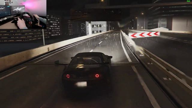 Assetto Corsa : Driving in the night with 700HP Supra | WHEELCAM | RainFX смотреть онлайн