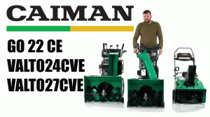 Обзор и сравнение на бензиновые снегоуборщики Caiman GO 22CE; Valto 24CVE; Valto 27CVE