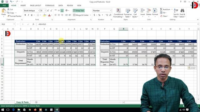 Copy and Paste in excel 2020 - In Hindi смотреть онлайн