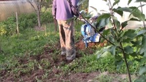 Фрезерование целины мотоблоком НЕВА МБ-23 Мульти АГРО