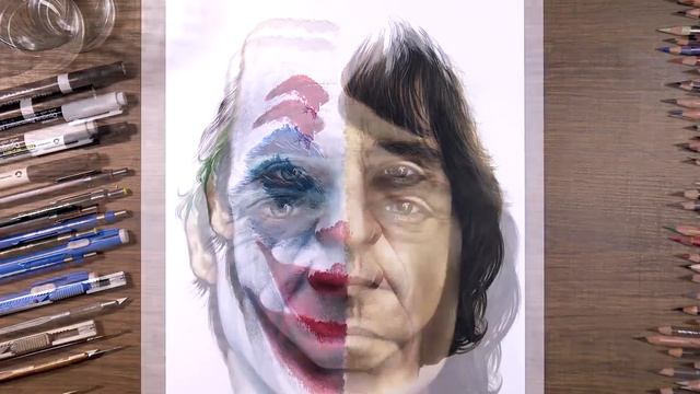 Drawing Joker (Joaquin Phoenix) | drawholic смотреть онлайн