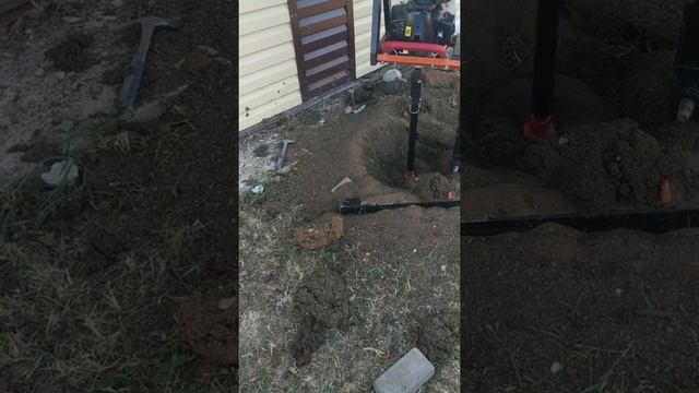 Мобильная бензо-буровая установка в работе ( Видео не сокращено) смотреть онлайн