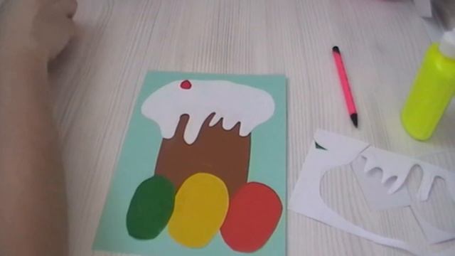 Поделка на Пасху из цветной бумаги и картона своими руками. смотреть онлайн