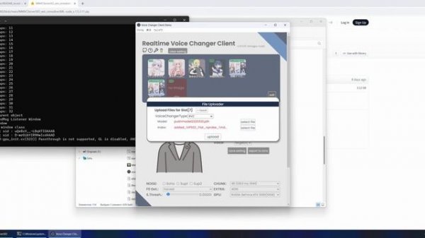 Как подменять голос в режиме реального времени? Voice Changer / MMVCServerSIO
