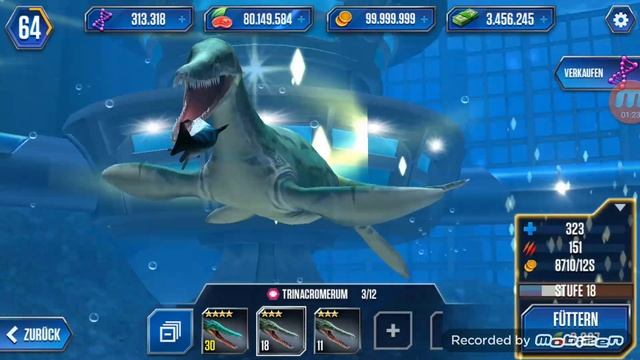 Level 40 Trinacromerum / Jurassic World the game смотреть онлайн