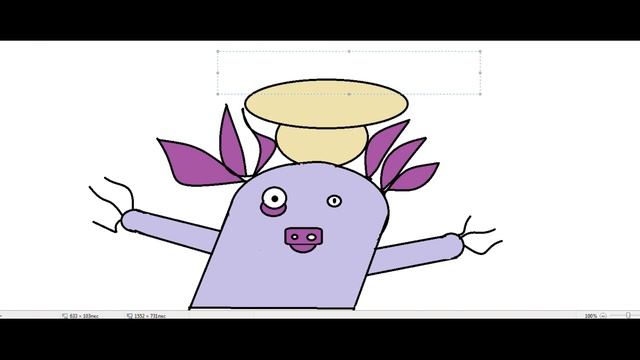 Видео обучение рисования крота в Paint, смотреть онлайн