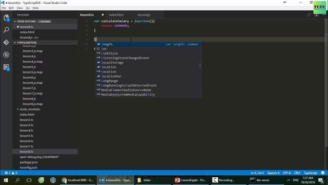ES6 & TypeScript căn bản - Bài 8: Arrow function смотреть онлайн