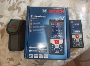 Лазерный дальномер, рулетка с Bluetooth. Зачем покупать бренд. Bosch GLM 50 C Professional.