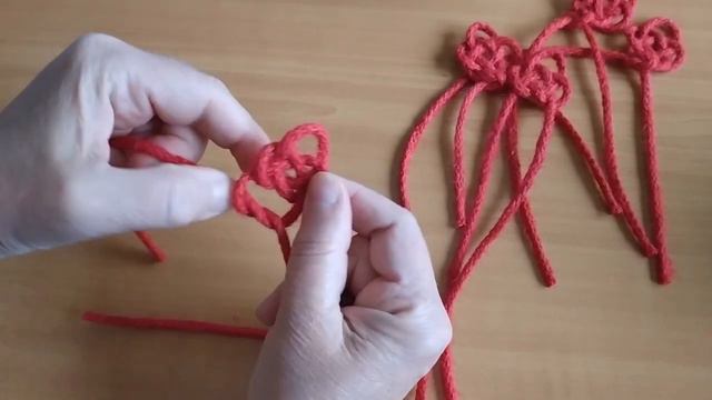 DIY macrame flower tutorial, red flower Christmas plant, home decor, easy macrame tutorial смотреть онлайн