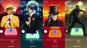 The Mask VS Charlie VS Harry Potter VS Black Panther I EDM Rush Tiles Hop Coffin Dance