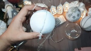 Новогоднее украшение, как обтянуть шар бархатом???