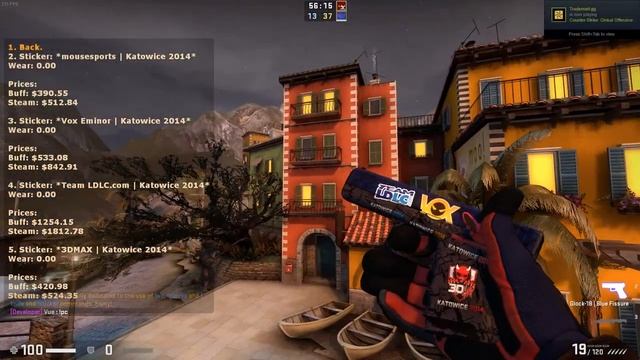 [CSGO Sourcemod] Price check plugin. Scann skin's float, name, stickers, price and sticker's price. смотреть онлайн
