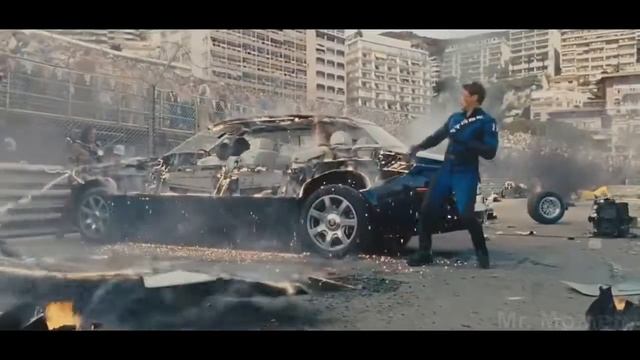 Железный человек против Хлыста. Бой в Монако. Железный человек 2 смотреть онлайн