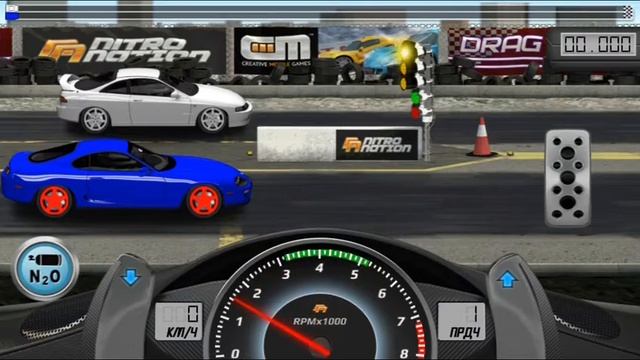 Прохождение игры "Drag Racing" смотреть онлайн
