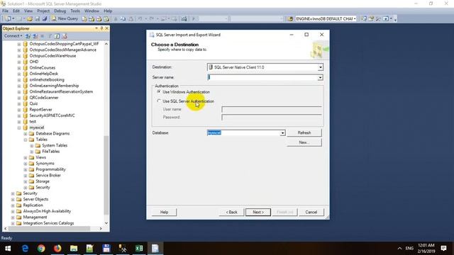 Import Excel to SQL Server Database смотреть онлайн