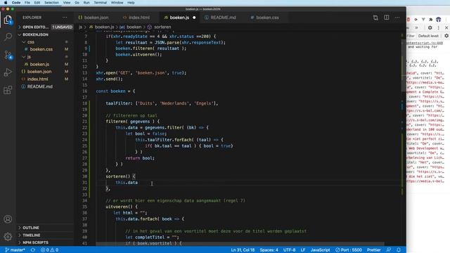 Data uit JSON stap: 15 sorteren смотреть онлайн