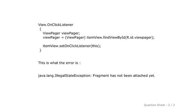 Android : Fragment has not been attached yet? смотреть онлайн