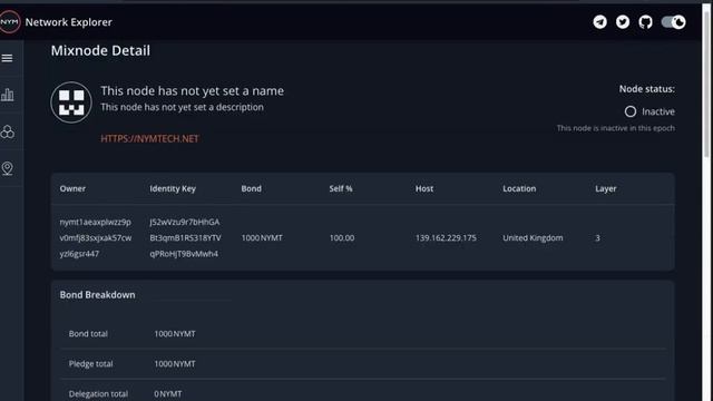 View and edit mix node settings using the Nym wallet смотреть онлайн