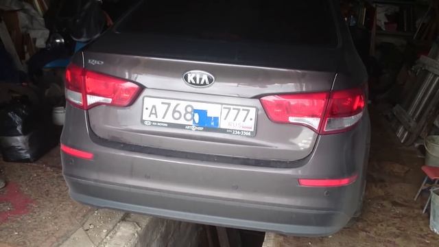 Открытие багажника Kia Rio 3 без газовых упоров смотреть онлайн