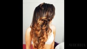 Модное окрашивание омбре на длинные волосы