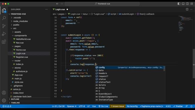 Laravel and Vue 3 Authentication - Catch Error dari Backend смотреть онлайн