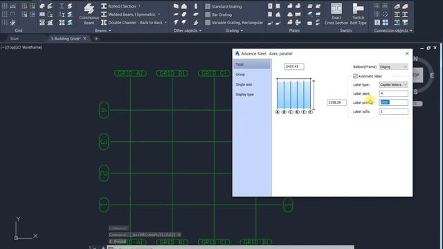 Building Grids (Advance Steel) смотреть онлайн
